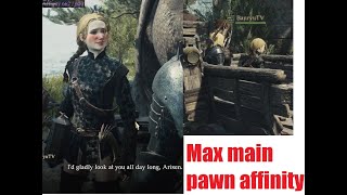 How to increase and max out your main pawn affinity Dragon's Dogma 2 Guide