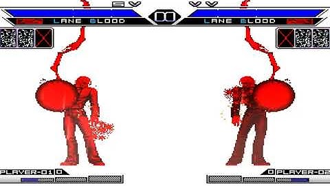 KYO - IORI - LANE - FULL BLOOD OROCHI TEAM THE KING OF FIGHTERS CPU Vs CPU BATTLE GAMEPLAY - KOF