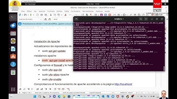 Instalar Apache en Ubuntu 22.04. Prof. Ingeniero Informático Eduardo Rojo Sánchez