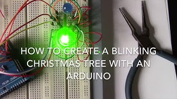 Tutorial #1: How to build a blinking christmas tree with an Arduino