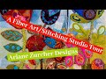 Ariane Zurcher Designs-A Fiber Art & Embroidery Stitching Studio Tour