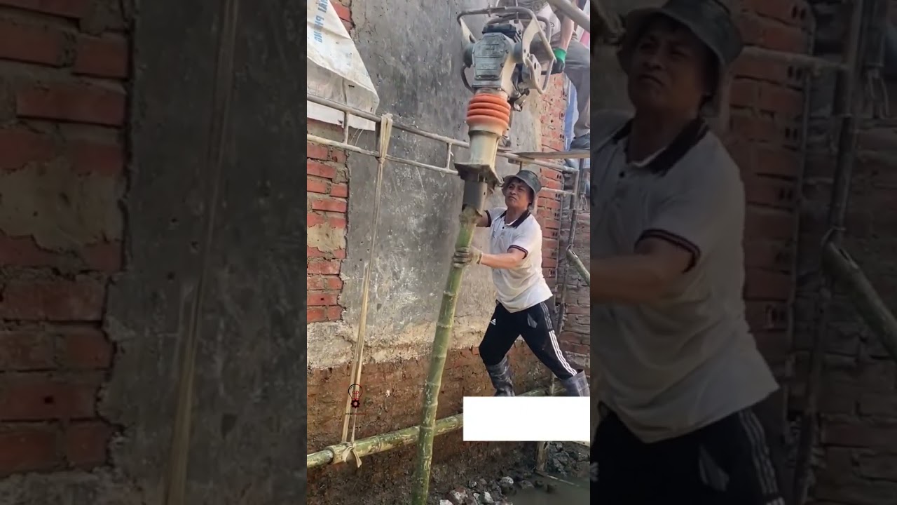 Gasoline Rammer with Extended Bamboo Pole