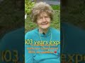 Grandma Heffernan promotes Construction company in 2003 at 103 years old ❤️