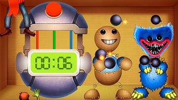 Huggy Wuggy Buddy vs Mega Bomb | Kick the Buddy Mod Poppy Playtime Chapter 1 Android Gameplay