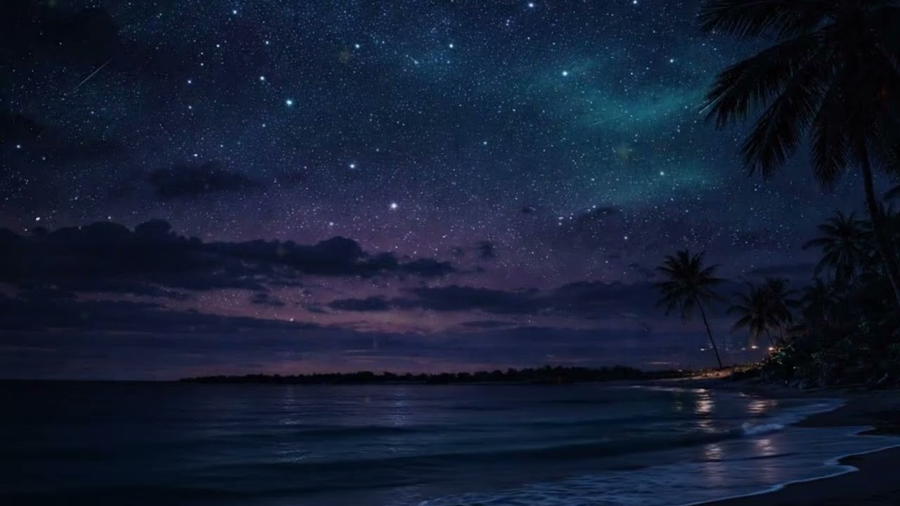 (Ad-Free) Ocean Sounds for Deep Sleep & Relaxation | Black screen after 60 minutes | 4K