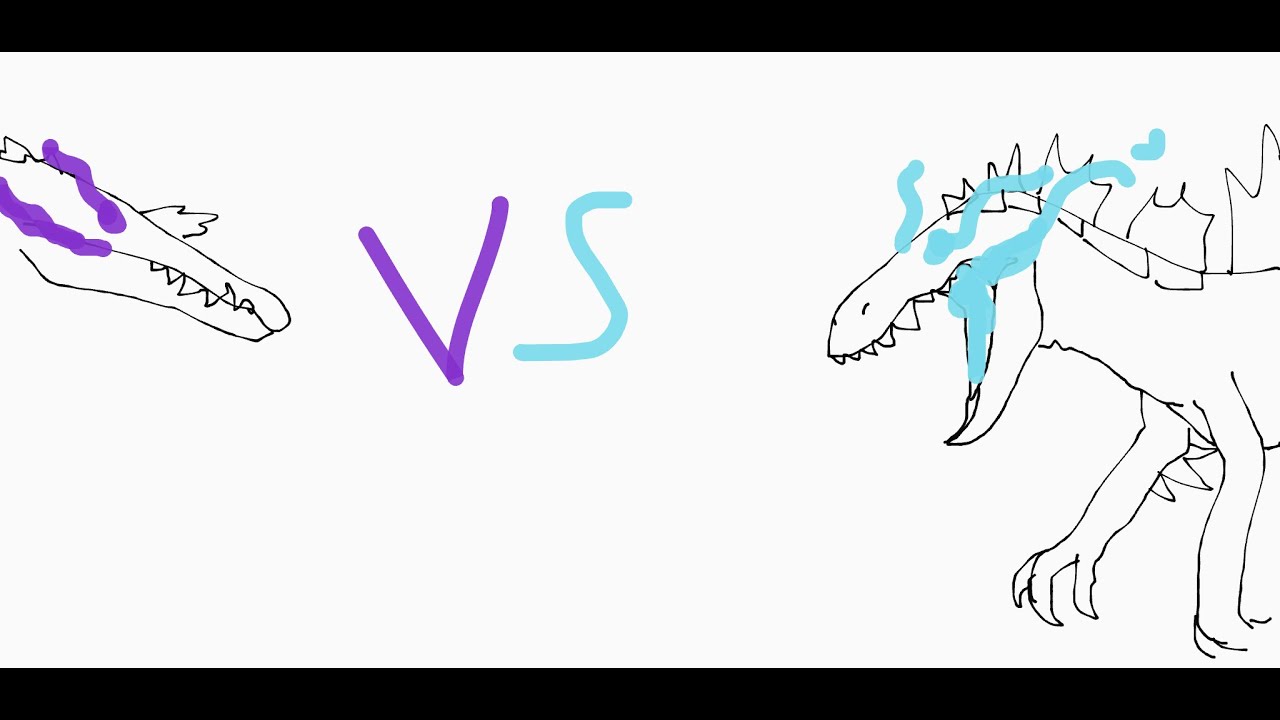 My channel mascot vs AlphaZilla_YT channel mascot! @alphazilla_yt72