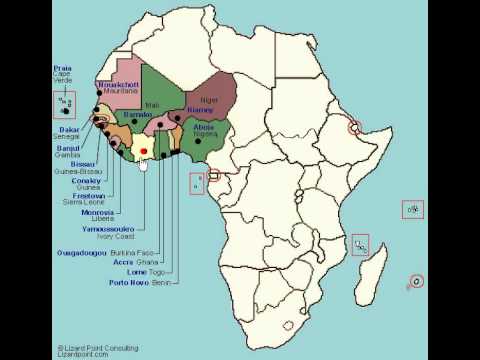 Political Map Of Africa Nations Online Project