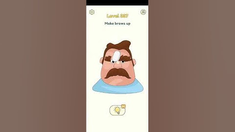 Dop 2 delete one part l level 337 l Android Game l Make brows up l watch and subscribe#viral #short