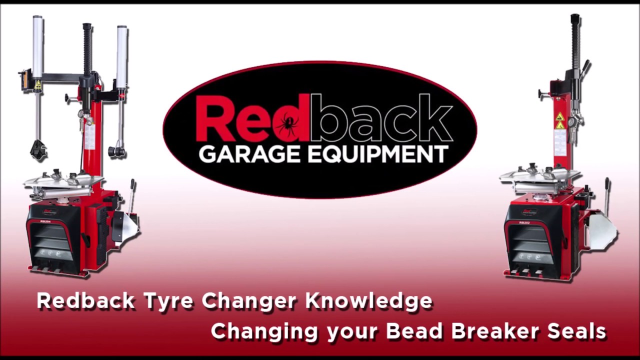 Redback Tyre Changer Changing your Bead Breaker Seals - YouTube