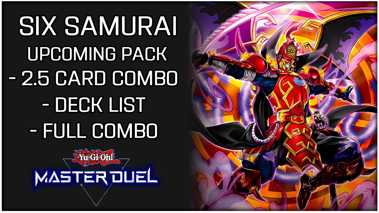 yu gi oh master duel six samurai deck Yu-Gi-Oh! - Grandmaster of The (SDWA-EN002) - Structure Deck: Samurai Warlords - 1st Edition Six Samurai: 9-0 Winstreak! Optimal