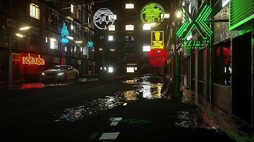 Urban Alley Cinema 4d Octane Speed art