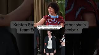 Kristen Stewart reveals if she’s team Edward or team Jacob😱 #twilight #bellacullen #kristenstewart
