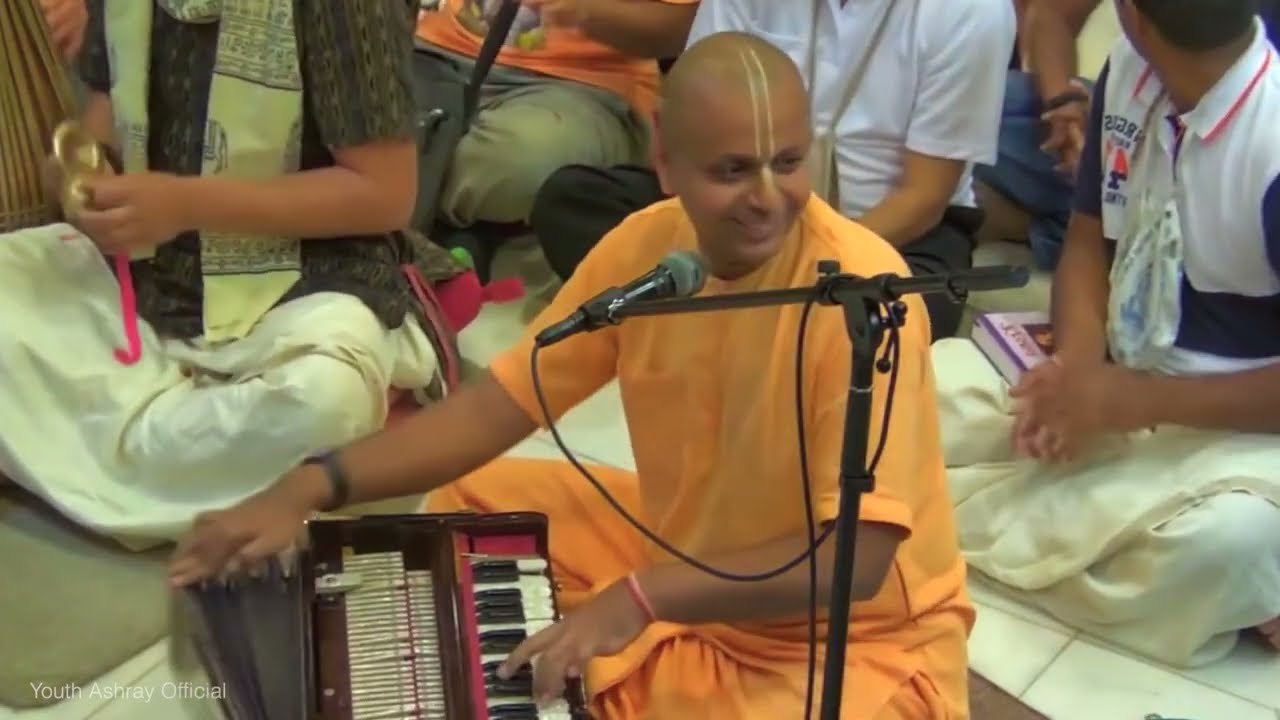 Latest Hare Krishna Kirtan By HG Gaur Gopal Prabhu Youth Ashray  kirtan  gaurgopaldas  harekrishna