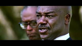 Carl Weathers funeral 2024 with celebrities Sylvester Stallone and Tony Burton holding a speech
