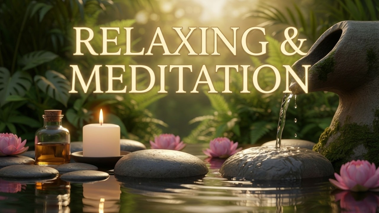 Relaxing & meditation music 🌿Stress Relief, Spa, Sleep, Zen, Calming music, Yoga& Study
