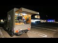 【車中泊】小さなトラックの荷台で、ロードサイド車中泊