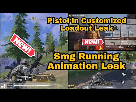 *New* Smg Running Animation in BR Leak | Add Pistol in Customized Loadout in BR Leak COD Mobile