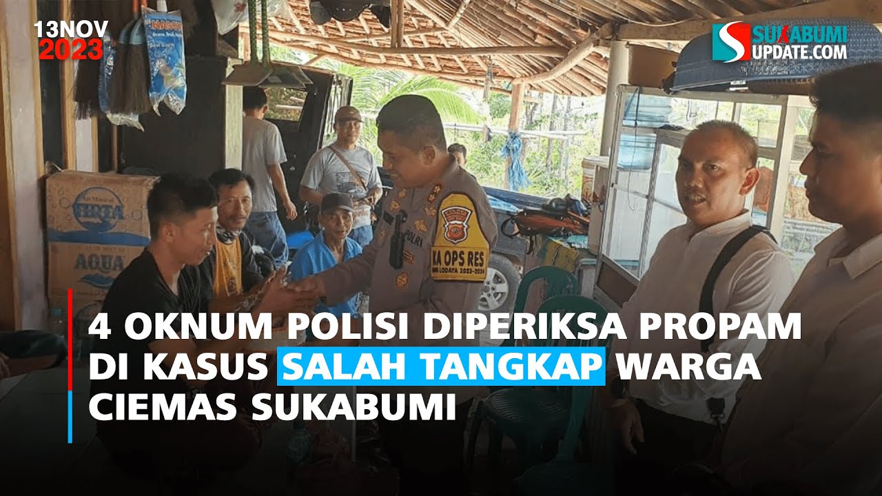 4 Oknum Polisi Diperiksa Propam di Kasus Salah Tangkap Warga Ciemas Sukabumi