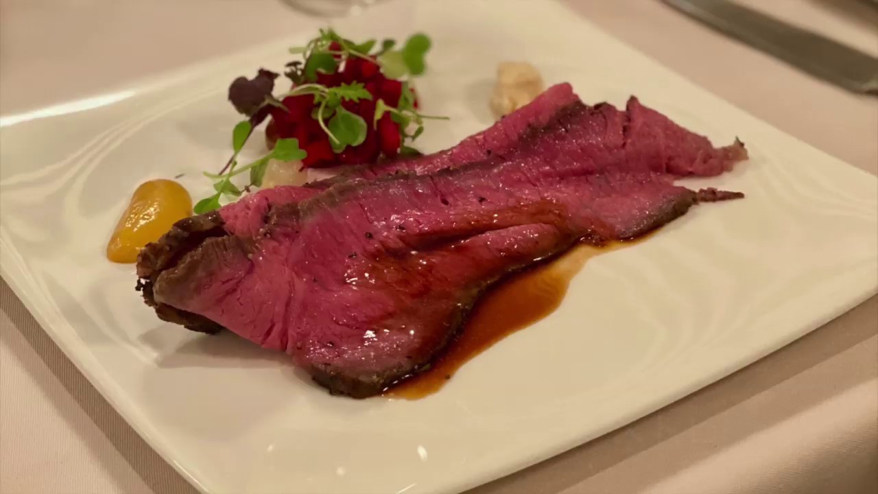 フランス料理 榛名 ローストビーフワゴンサービス - YouTube