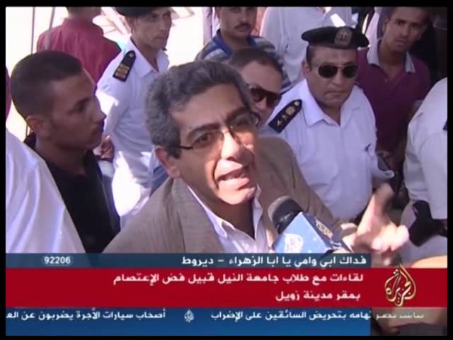 لقاءات مع طلاب جامعة النيل قبيل فض الإعتصام