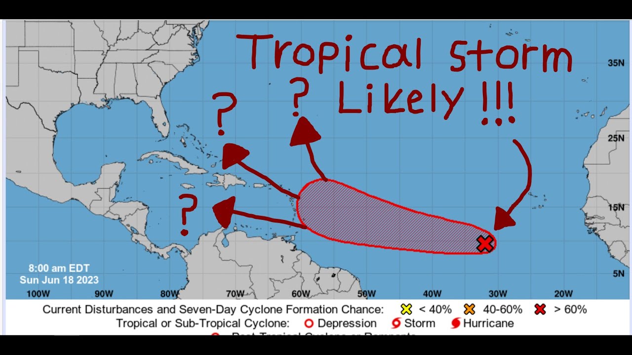 Tropical Storm to Hit the Caribbean? Invest 92L Update! - YouTube