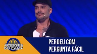 André Coelho Erra Pergunta Fácil E Perde Duelo Contra Nayara Justino Acerte Ou Caia