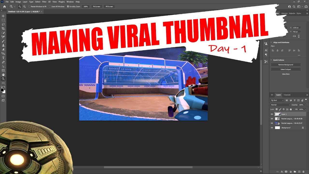 Thumbnail My First Stream Creating a #viral #thumbnail for my Stream - YouTube