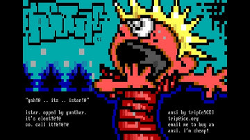 24/7 Ansi and Ascii Art #ansi #art  #bbs  art #demoscene  #8bit  music #ANSI #ansiart #asciiart
