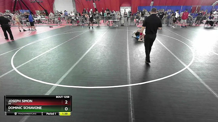 132 Lbs Cons. Round 2 - Joseph Simon, PA Vs Domini...