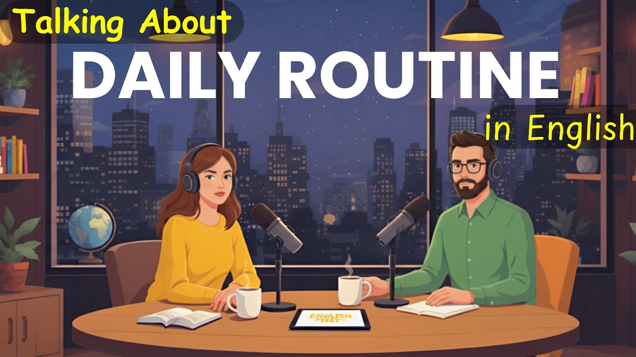 How to Talk About Your Day in English | Daily Routine Conversation ...