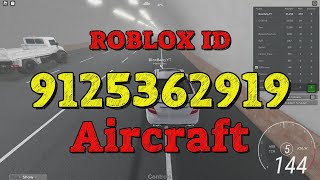 AIRCRAFT Roblox Song Codes