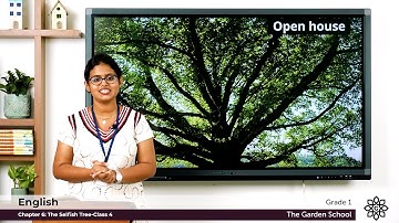 Grade 1 English Chapter 6 Class 4 Open house Poem