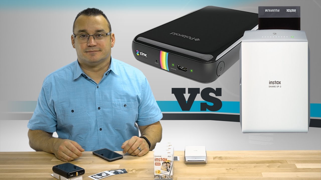 Polaroid Mobile Printer vs SHARE SP-2 - YouTube