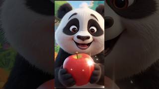 Panda Learns Colors 🌈 | Fun Kids Learning Video#shorts #trending #panda #cute