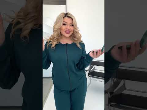 Костюм брючний трикотаж батал, видео 1