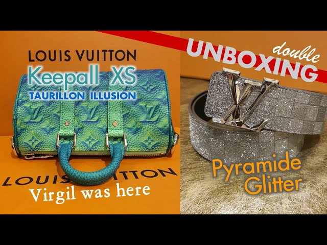Is Louis Vuitton belt STILL GOOD AFTER 3 years ? A tribute to Virgil's Prism  & LV rainbow porte cle 