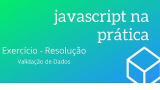 JavaScript na Prática - Agenda - Solução Exercício Validação