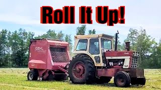 Round Baling First Crop Hay 2026