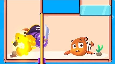 Fish Pin & Save The Fish Gameplay - Fishdom Game - Pull The Pin