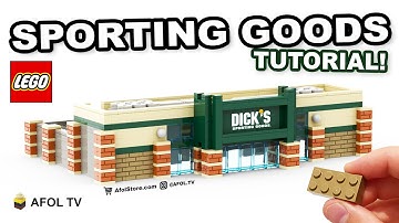 How to Build a LEGO Sporting Goods Store (Dick
