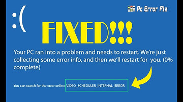 FIXED: Video Scheduler Internal Error  on Windows 11 & 10 | Working Tutorial | PC Error Fix