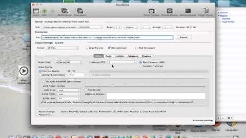 How To Use Handbrake - Video Optimization Program