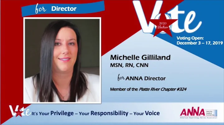 Michelle Gilliland for National Director 20-21
