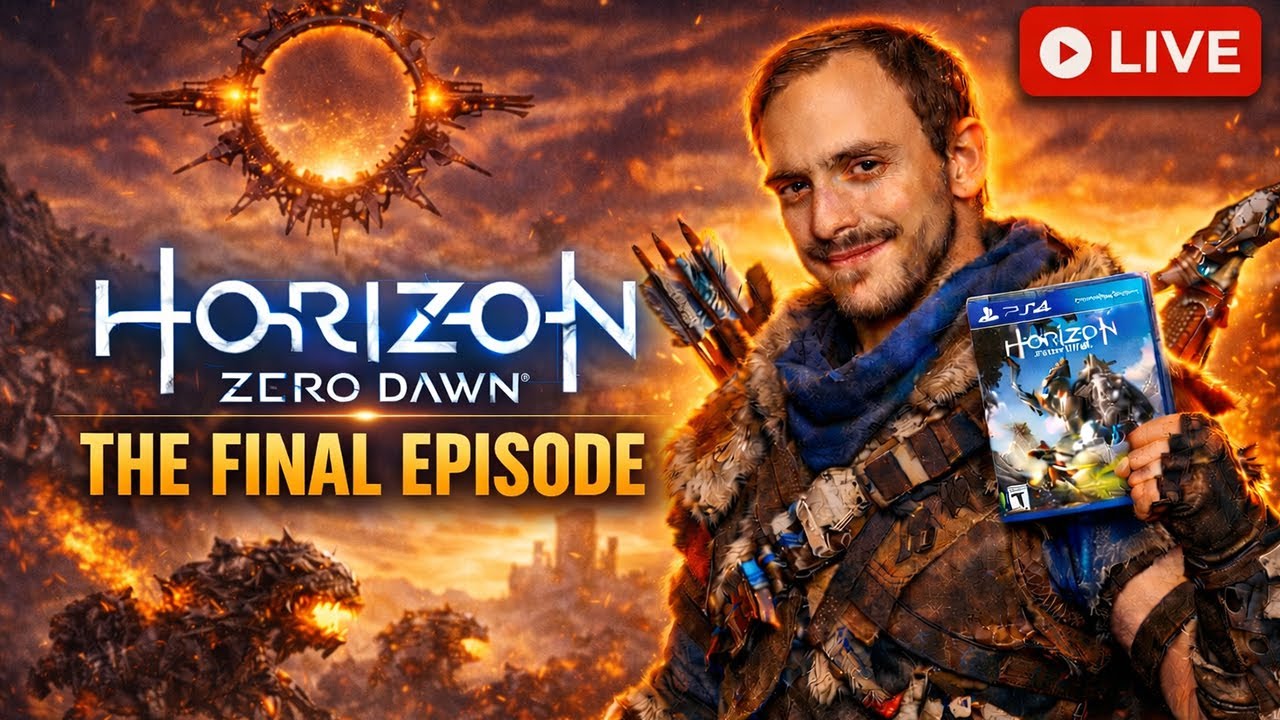 🔴 Horizon Zero Dawn ENDING LIVE | Final Episode 6 – Beating the Game