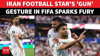 Iran WC Star's 'GUN' Celebration In FIFA Opener Rattles U.S. | Gesture Sparks Fury, Visa Trouble