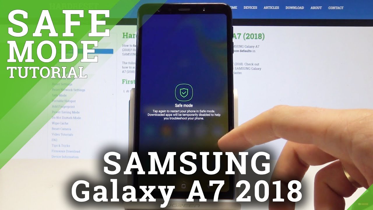 Sicherer Modus Samsung Galaxy A7 2018 Mehr Anzeigen Hardreset