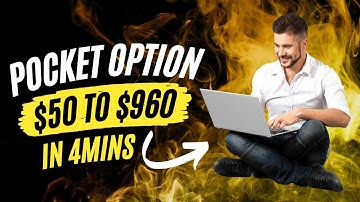 POCKET OPTION TRADING STRATEGY $50 to $960 in Just 4 Minutes! 💰