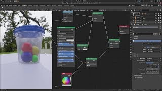 Semi Transparent Plastic Shader Material in Blender Eevee Demo Tutorial