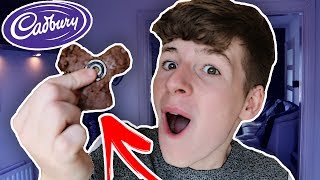 DIY CHOCOLATE Fidget Spinner YOU CAN EAT!!! Rare Edible Fidget Spinner Toys & Tricks 🍫🍫