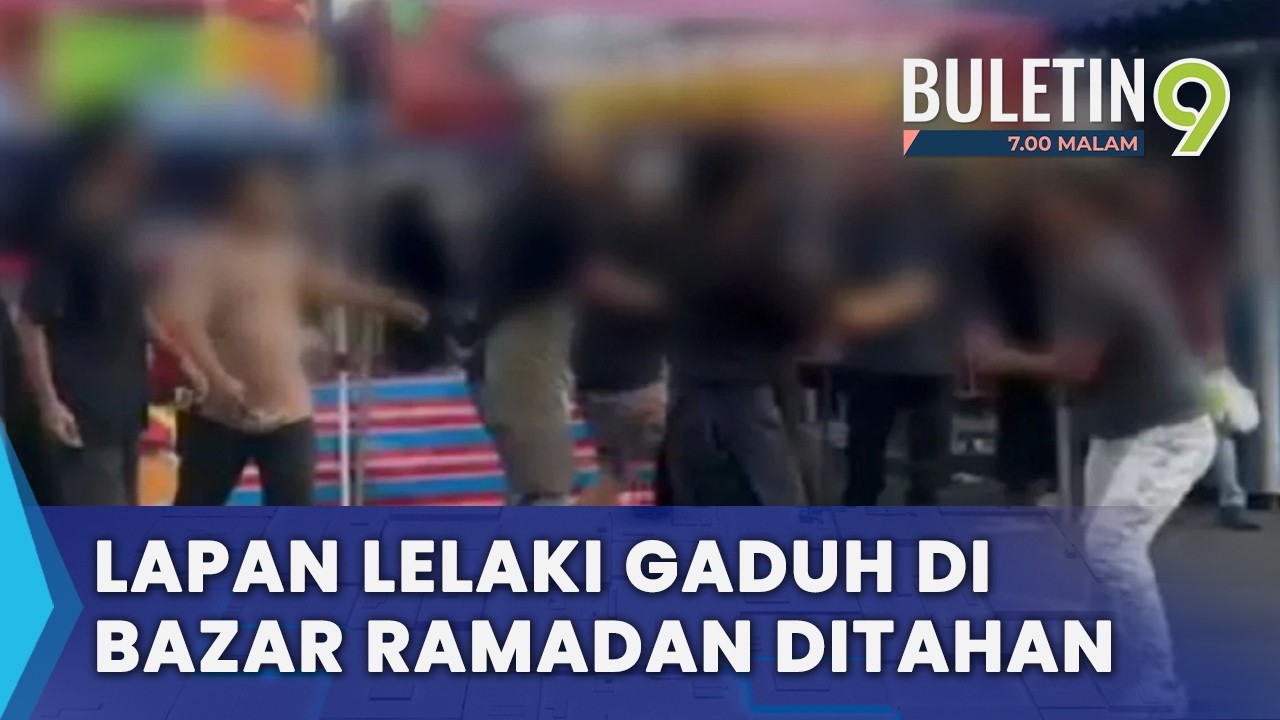 8 Lelaki Diberkas Gaduh Di Bazar Ramadan Sabindo (B9)